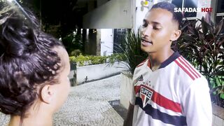 Young girl cheating on her current boyfriend with her criminal ex-boyfriend