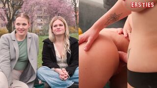 Ersties - Nina C und Emma K haben Analsex mit einem Strapon.