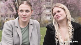 Ersties - Nina C und Emma K haben Analsex mit einem Strapon.
