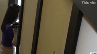 Japanese female employee tries to film cheating wives
