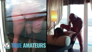 Hot fit couple love anal on vacation - Trueamateur