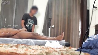 spa girl got surprised seeing small black dick