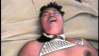 Fat black woman gets her hairy cunt drilled by a dude with big dick after hot sixty nine