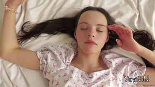 Deprivation Vaginal Virginity of 18yo Beautiful and First Anal with her StepDad VG377