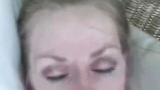 Giving The Swinger a Face Full Of Cum!