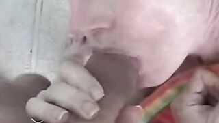 Giving The Swinger a Face Full Of Cum!