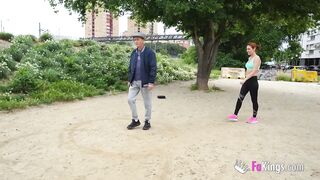 She didn't expect this! Verónica Fuertes gets nailed by Don Jorge