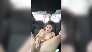 Realizing my fantasies in the car with my toys