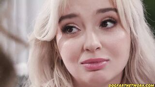 [Isn't That Like....A GANGBANG!!?], Sad Blondie Railed By Bestie & 8 HUGE Dicks- Dogfart