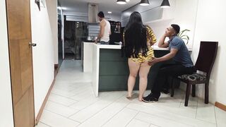 I fuck my best friend's wife while he cooks for me
