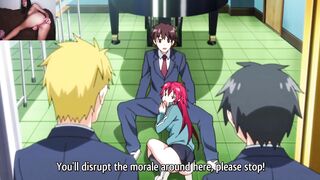 Horny vampire fucking three students (uncensored hentai English subtitles)