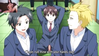 Horny vampire fucking three students (uncensored hentai English subtitles)