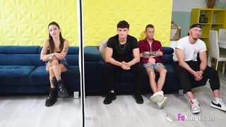 HOT BLIND DATE! Which one of these 3 dudes will bang Rubi Cosmo?
