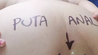 I subdue, humiliate and break the ass hole to this anal whore