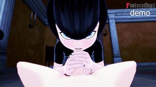 Mavis Dracula fucking hard whit her classic costume POV | Hotel Transilvania | Full on red
