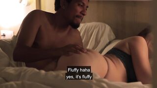 The Step-niece was surprised to see Uncle Carlos walking naked through the house.