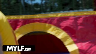 MYLF - Fucking an Extra Tall MILF In a Bounce House! - Trailer