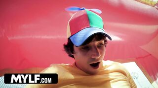 MYLF - Fucking an Extra Tall MILF In a Bounce House! - Trailer