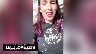 Big boobs babe getting outfit & makeup/hair done for Universal Halloween Horror Nights DAY time tour vlog - Lelu Love