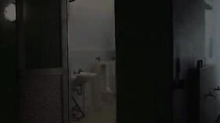 Brainwashed Asian nympho hunts for cocks in the public toilet