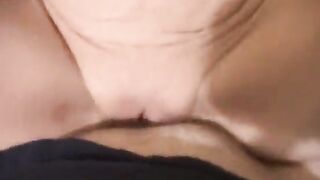 Kinky old redhead is so horny she fucks the cameraman