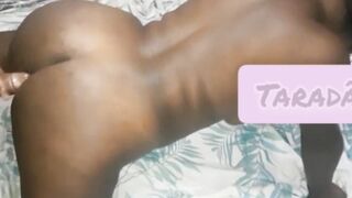Slut moaning and asking to cum in her ass