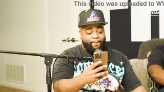 CurlyRican gets fucked hard in the middle of a Podcast Interview
