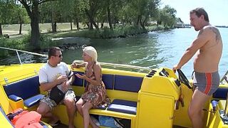 Best friend's wife fucked on a boat