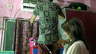 Hot Aunty fantasy sex with young AC Mecanique! Stranger Sex