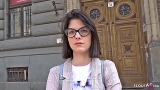 GERMAN SCOUT - Teen Sara Talk to Deep Anal Casting