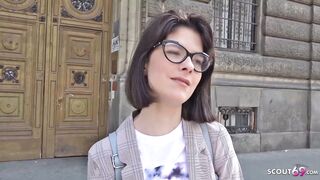 GERMAN SCOUT - Teen Sara Talk to Deep Anal Casting