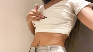 I was caught in the store's tester squirting, cumming everywhere