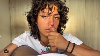 I help my little stepsister with her aerobics classes and end up fucking her nice and hard.