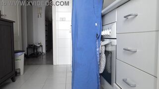 FAMILY TABOO: turkish muslim wife lets stepson cum inside her asshole while husband is at work