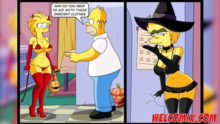 Special Halloween Night! Simpsons Porn! Simptoons!