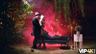 VIP4K. Hot Veronica Leal is having very rough anal sex on Halloween night