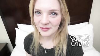 This blonde 18 yr old newcomer is soooo damn wholesome
