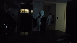 Terrifier fucks Natalia Alvarado on Halloween night