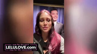 Babe records selfies at her first Halloween Horror Night HHN night at Universal Studios w/ cosplay costume makeup - Lelu Love