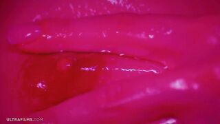 ULTRAFILMS Gorgeous Ukrainian model Sybil playing with her pussy in RGB light