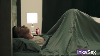 Nymphomaniac Milf Stepmother fucks me every night secretly from my cuckold stepfather.