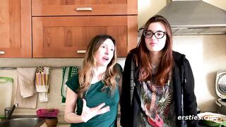 Ersties - Hot Brunette Lesbians Take Turns Making Each Other Feel Good