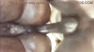 Eating the widow's pussy and ass at her husband's wake