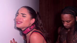 French student Candie Luciani gets fucked by Jesus Reyes' BBC and gives him her ass to fuck