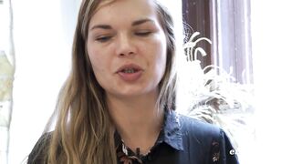 Ersties - Curvy Blonde Gets Wet While Playing With a Dildo