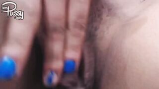 BIG CLIT rubbing, real homemade selfie