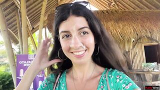 Public Cumwalk in Cafe , Eating Pasta Carbonara with Sperm on Face