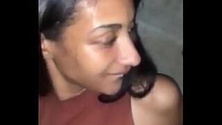 This girl gets fucked until he cums inside her