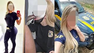 Hot police officer leaked online giving her ass