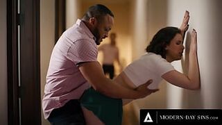 MODERN-DAY SINS - Bored Casey Calvert's SNEAKY SEX With Hubby Turns Into GANGBANG With Their In-Laws